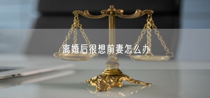 离婚后很想前妻怎么办