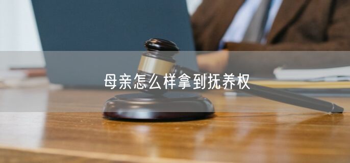 母亲怎么样拿到抚养权