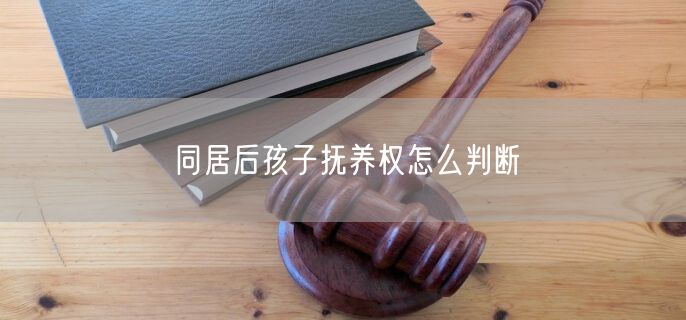 同居后孩子抚养权怎么判断